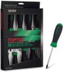 TOPTUL Set surubelnite drepte (slit)+ph 8 piese MAC1008GAAE0807 Surubelnita