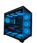 Medcomponents Sistem Desktop PC Gaming MCO, AMD Ryzen 7 9800X3D pana la 5.2GHz, 32GB DDR5, 2TB SSD M. 2, GeForce® RTX 5080 16GB GDDR7, Windows 11 PRO (MCO230R9800X3D32GD5R50802TB850W)