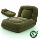Timebox Canapea pliabila de podea 178 cm, Pliabil, Perna moale, Husa, Versatil, Verde Timebox (GS-624-VE) Canapea