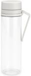 Brabantia Make & Take Water Bottle with Strainer vizespalack 500 ml. szűrőbetéttel gyümölcsök számára. fogantyúval. szivárgásmentes. műanyag. átlátszó/világosszürke - 202421 (202421)