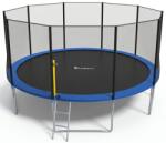 FunFit Trambulină Funfit 465 cm cu plasă exterioară și scară - albastru (842)