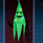 @home - halloween Fantomă Luminoasă Verde Halloween - 75x20 cm (56598B)