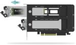 Icy Dock ICY BOX ExpressSlot Elite PCIe x16 2x M. 2 NVMe SSD fekete/ezüst MB842M5P-B (MB842M5P-B)