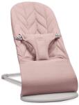 BabyBjörn Babybjorn BLISS Dusty - pink Petal Woven, világosszürke konstrukció