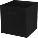 DOCHTMANN Kallax box, tároló, textil, fekete 31 × 31 × 31 cm (400164)