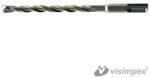 VISIMPEX SDS+ kétélű kőzetfúró 6x460mm (EU) (007-002-012-093)