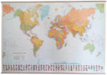 Harta de perete, a lumii, politica, hartie laminata, 200x140 cm