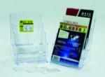 KEJEA Display plastic pentru pliante, 3 x A4, KEJEA - transparent, portrait Dulap arhivare