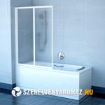 RAVAK VS2 105 kádparaván, grape üveggel - szatén színű kerettel (796M0U00ZG) (796M0U00ZG)