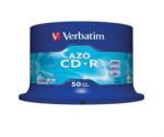 Verbatim CD-R 700MB 52x - Henger 50db Crystal AZO (CDV7052B50)