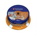 Verbatim DVD-R 4.7GB 16x - Suport rotund DVD 25buc. (43522)