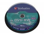 Verbatim DVD-RW 4.7GB 4x - Henger 10db SERL (DVDVU-4B10)