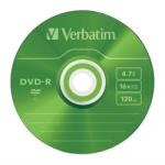 Verbatim DVD-R 4.7GB 16x - Vékony tok 5db AZO (DVDV-16V5S)