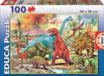 Educa Junior Dinosaurus 100 (13179) Puzzle