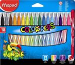 Maped Color'Peps Jungle 2.8mm, ruhából könnyen kimosható 18db-os - Különböző szín (IMA845421)