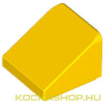 LEGO® 1x1x2/3 sárga tetőelem | 4504381