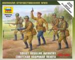 Zvezda Soviet Regular Infantry 1941-42 1:72 (6179)