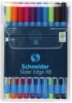 Schneider Slider Edge XB golyóstoll készlet (10db), 0.7mm, kupakos - vegyes színek (TSCSLEXBV10)