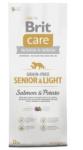 Brit Care Grain-Free Senior & Light Salmon & Potato 12 kg