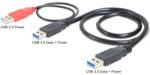 Delock USB 3.0-USB 3.0+USB 2.0 A-A Cable M/M 82908