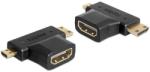 Delock HDMI-A - HDMI-C+HDMI-D Adapter 65446