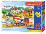 Castorland Maxi Puzzle - Az építkezésen 40 db-os (B-040018)