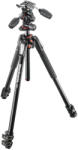 Manfrotto 190 kit - alu 3-section horiz. column tripod with 3 way head (MK190XPRO3-3W)