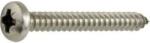  lemezcsavar d-fejű coor a2 4, 8x25 kh din-7981c 51660.048. 025