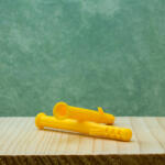  műanyag tipli 10x 80 sárga peremes