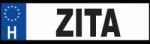  Zita - Név rendszámtábla