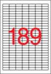 APLI Etikett, univerzális, 25, 4x10 mm, eltávolítható, kerekített sarkú, APLI, 4725 etikett/csomag (LCA10198) - tutitinta