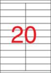 APLI Etikett, univerzális, 105x29 mm, APLI, 2000 etikett/csomag (LCA1299) - tutitinta