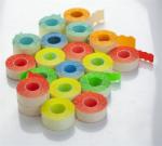  Árazószalag, 22x12 mm, citrom (IS22C) - tutitinta