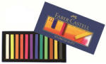 Faber-Castell Creioane pastel FABER-CASTELL Soft 12 culori/cutie, FC128312