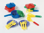 Dohány Set de farfurii tacamuri (DH5004) Bucatarie copii