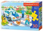 Castorland Forgalomirányító rendőr - Úton az iskolába 30 db-os (B-03389)