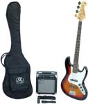 SX SB1 Bass Guitar Kit Sunburst