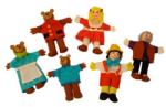Bigjigs Toys Papusi degetar Pinochio si Povestea Cei trei ursuleti (2689)