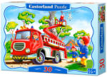 Castorland Tűzoltó autó - Cica mentés 30 db-os (B-03358)