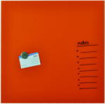 DESQ Tabla magnetica sticla DESQ, 45x45 cm orange