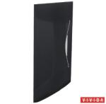 Esselte Vivida Gumis mappa 15 mm A4 PP fekete (624043)