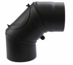  Állítható acél füstcső könyök, 160 / 90°