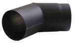  Acél füstcső könyök, 180 / 45°