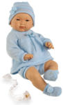 Llorens Csecsemő baba kék ruhában ázsiai - 45 cm