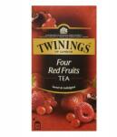 TWININGS Fekete Tea piros gyümölcsökkel 25 filter