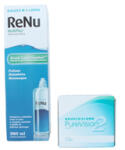  Purevision 2 HD (6 buc) + Renu multiplus (360 ml) -Lentile de contact lunare (Purevision 2 HD (6 buc) + Renu multiplus (360 ml))