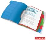 Esselte Vivida Előrendező A4 6 részes műanyag áttetsző (624029)