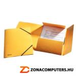 Esselte Luxus Gumis mappa 15 mm A4 prespán sárga (26591)