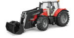 BRUDER Massey Ferguson 7624 markolós traktor - 47cm (03047)