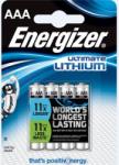 Energizer AAA Ultimate Lithium LR03 (4) Baterii de unica folosinta